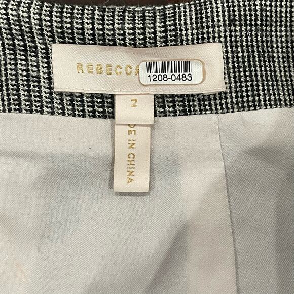 Rebecca Taylor Plaid Ruffle Skirt Size 2 - Picture 3 of 9